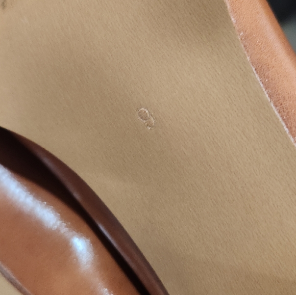 Maypie Women's Cognac Mules Size 9 - Picture 3 of 8